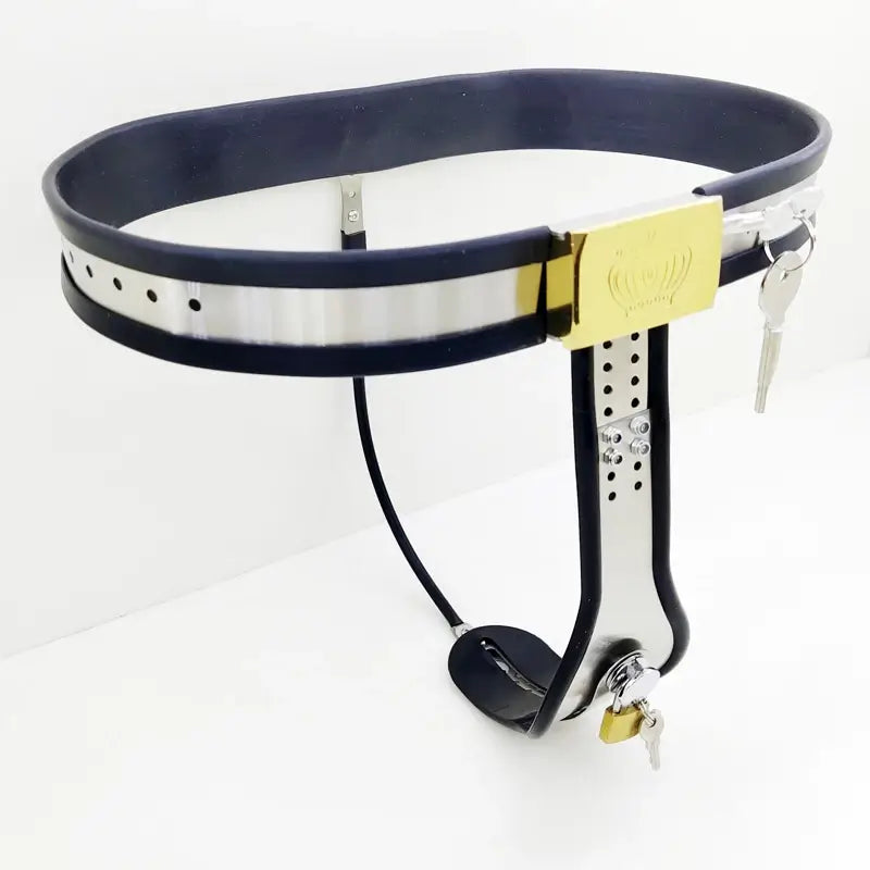 Crown-Lock Silicone-Lined Chastity Belt - Image 2