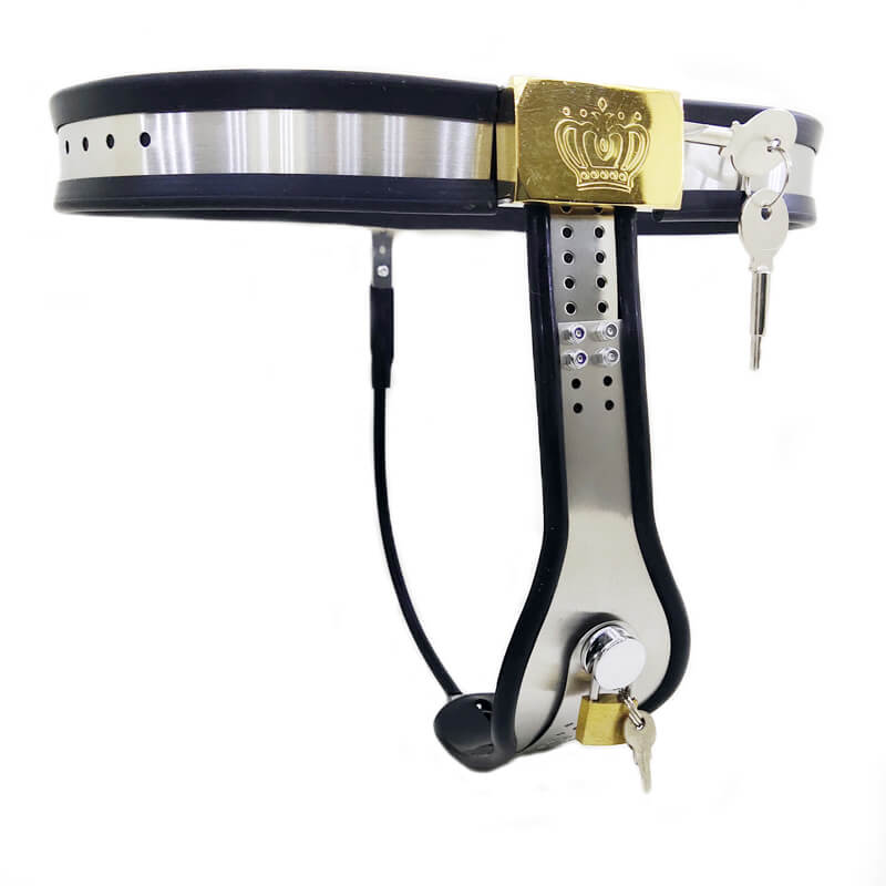 Crown-Lock Silicone-Lined Chastity Belt
