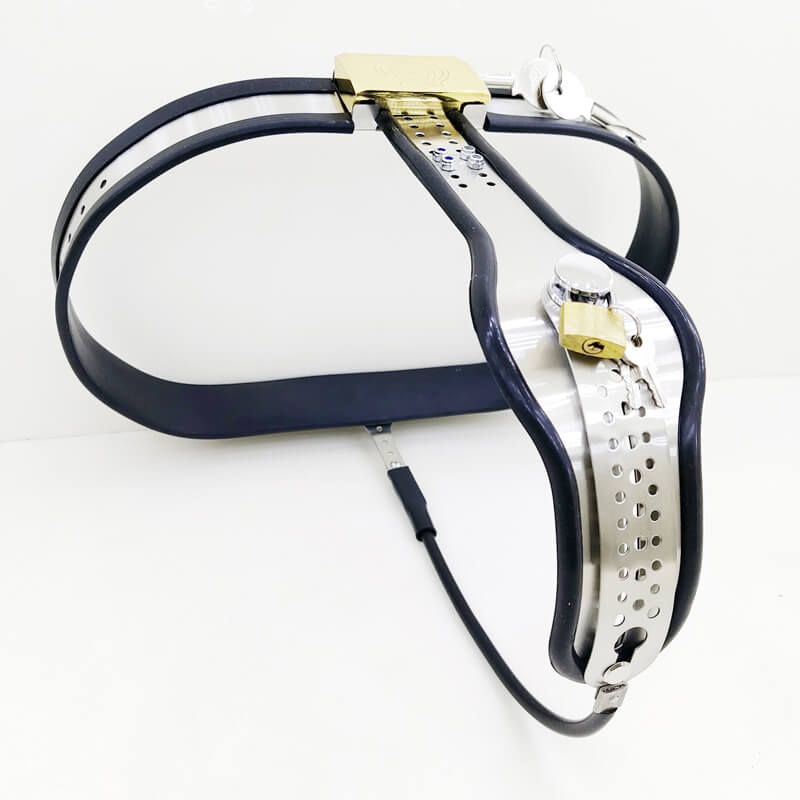 Crown-Lock Silicone-Lined Chastity Belt - Image 3