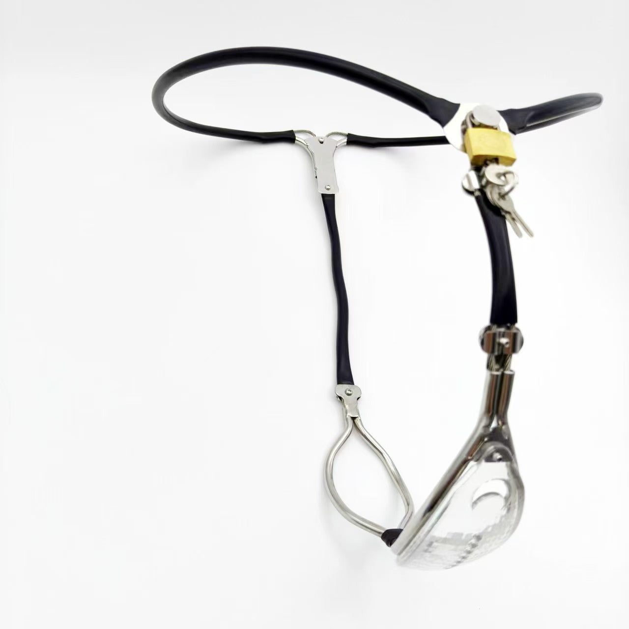 Transparent Panel Female Chastity Belt - Image 3