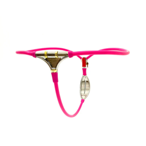 Slim Silicone-Lined Female Chastity Belt
