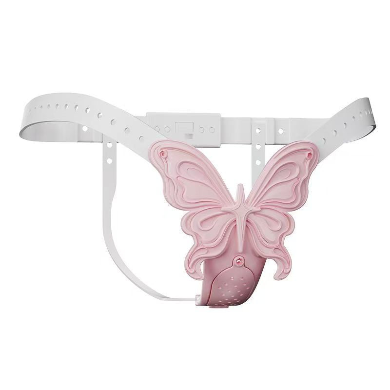 Embossed Butterfly Female Chastity Belt - Image 6