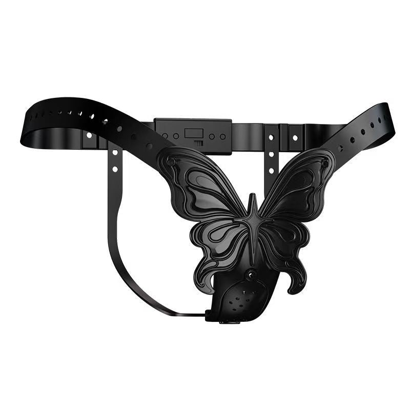 Embossed Butterfly Female Chastity Belt - Image 4