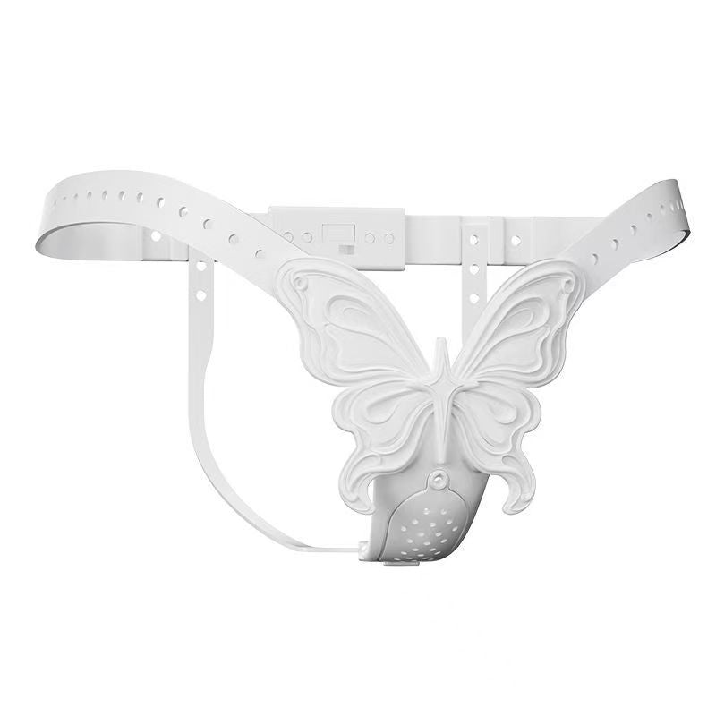Embossed Butterfly Female Chastity Belt - Image 2