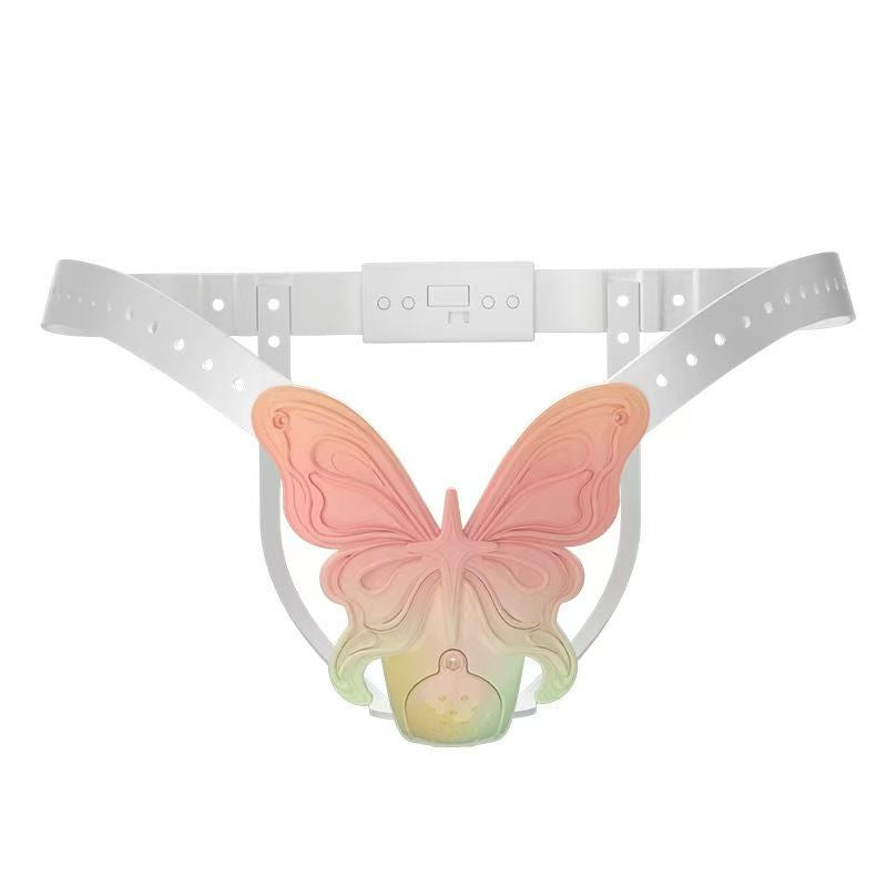 Embossed Butterfly Female Chastity Belt - Image 9
