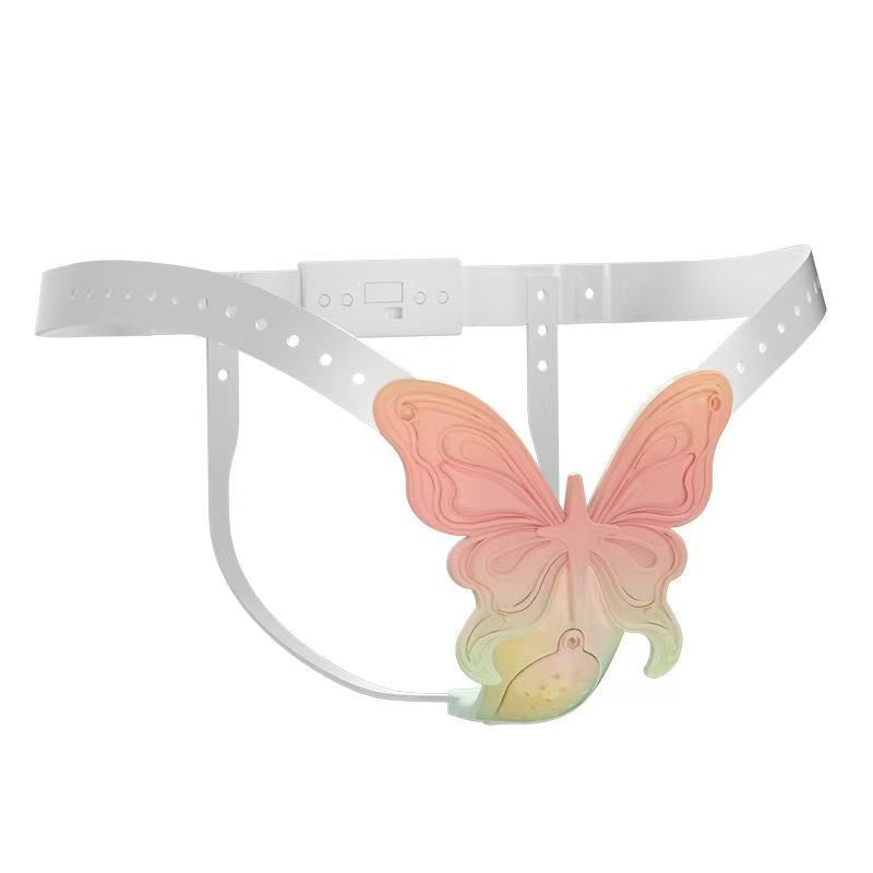 Embossed Butterfly Female Chastity Belt - Image 8