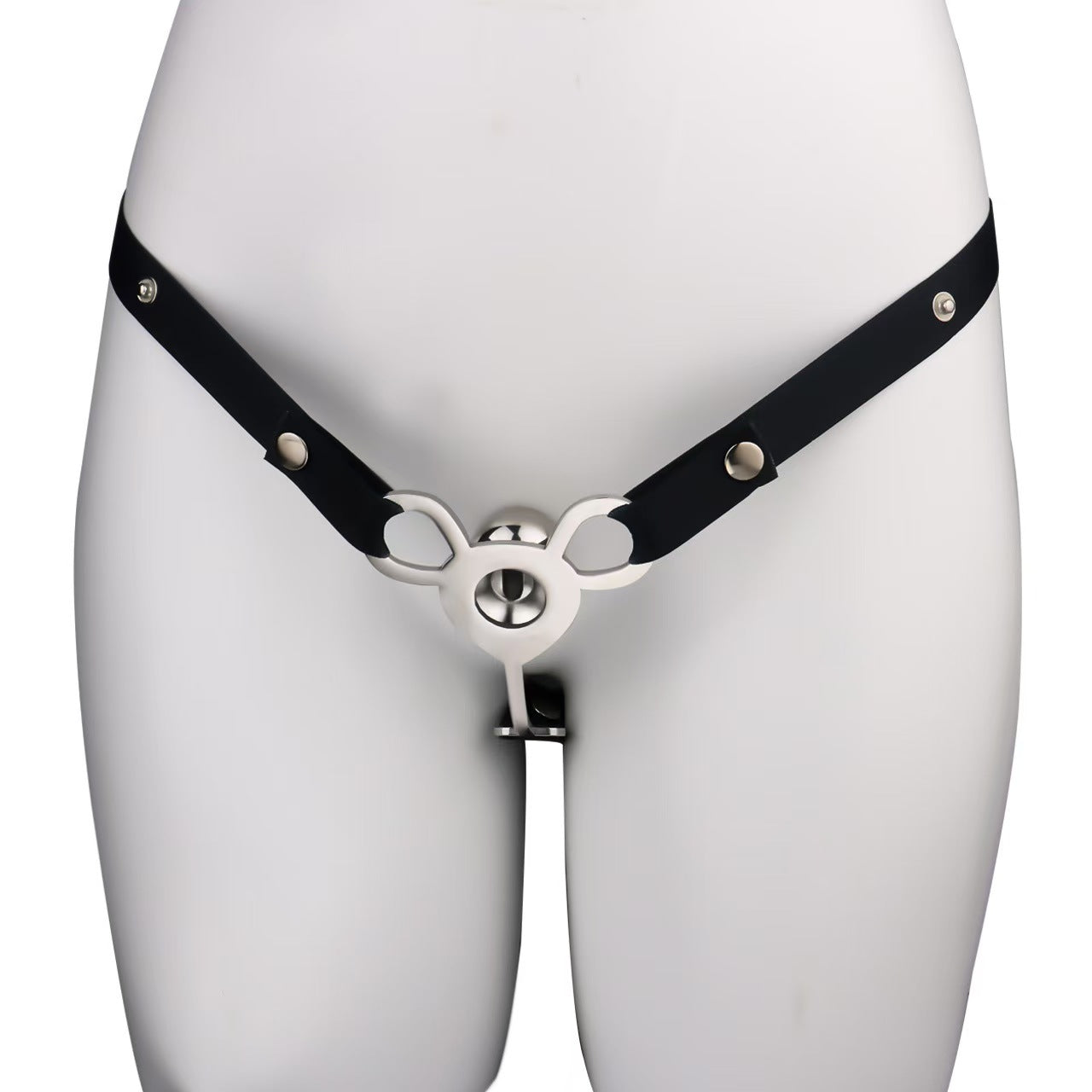 Inverted Urethral Chastity Cage with Elastic Belt - Image 2