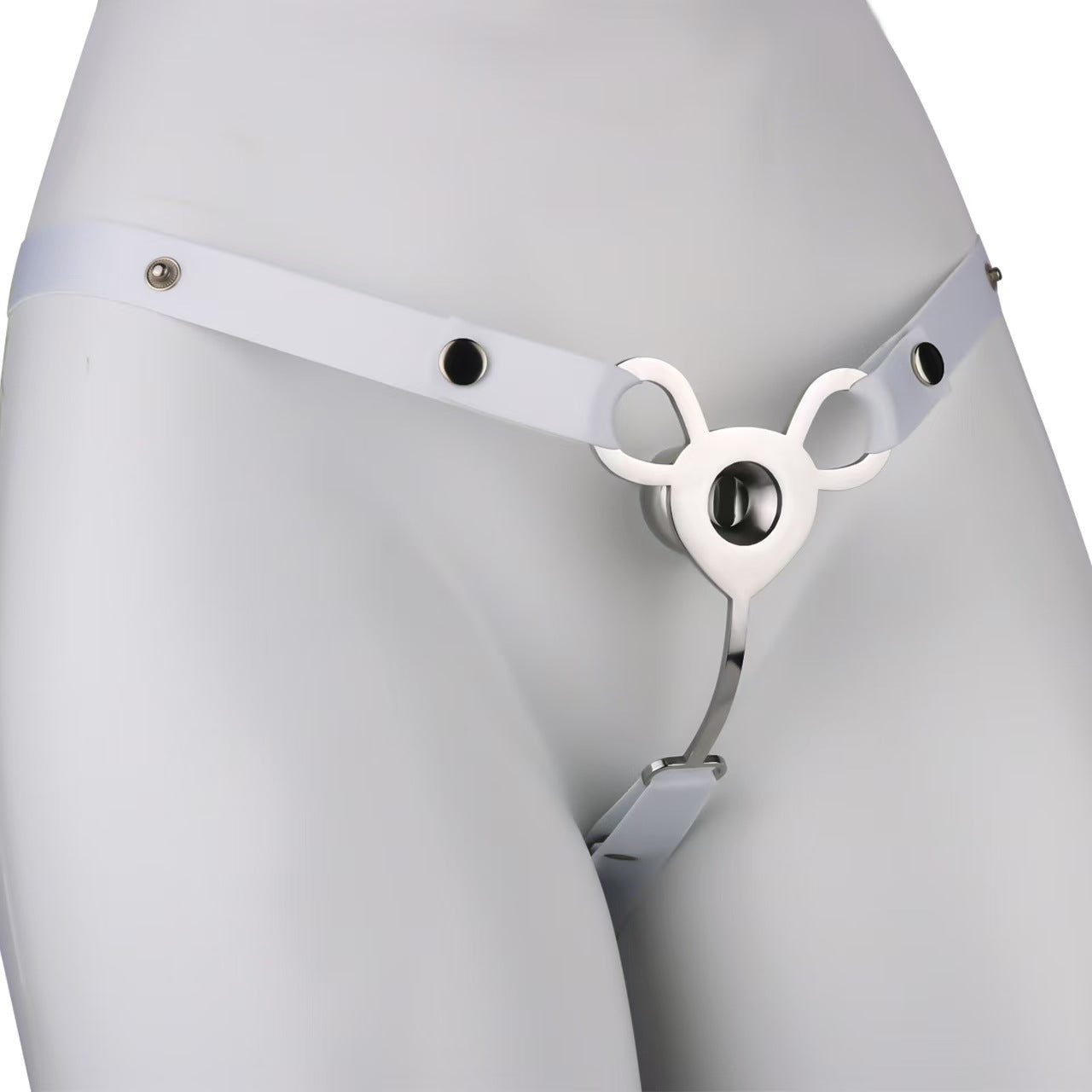 Inverted Urethral Chastity Cage with Elastic Belt - Image 3