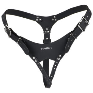 Adjustable Leather Chastity Support Strap