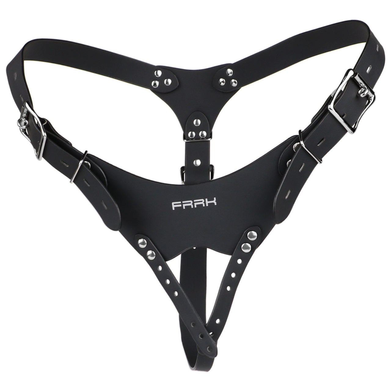 Adjustable Leather Chastity Support Strap