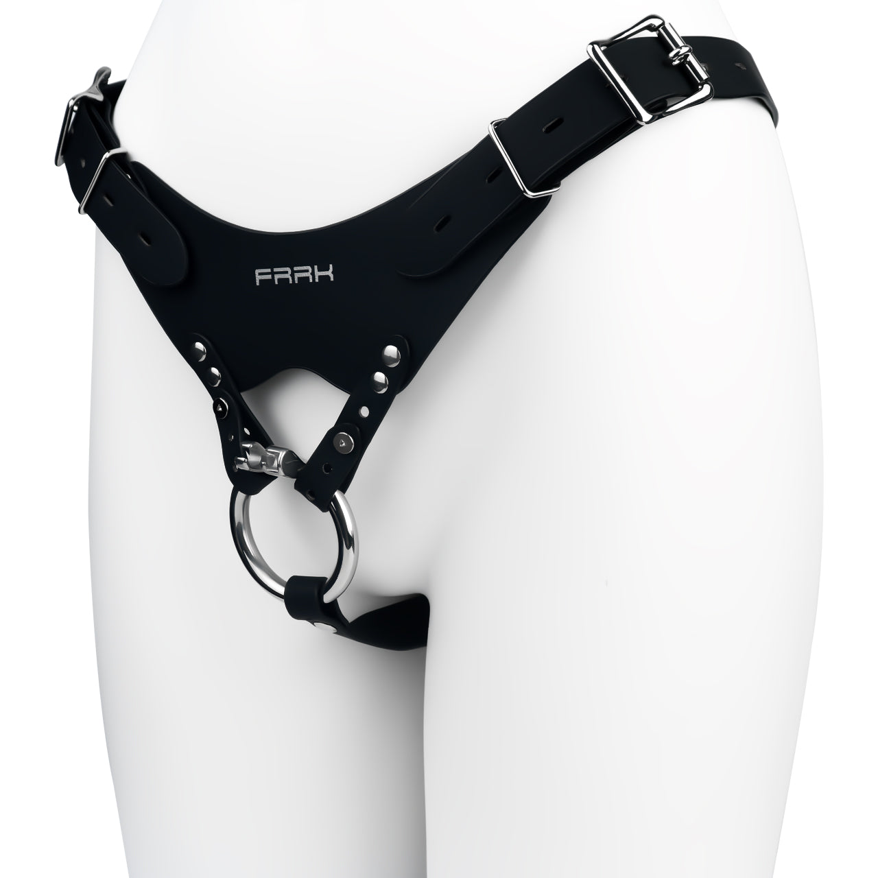 Adjustable Leather Chastity Support Strap - Image 2