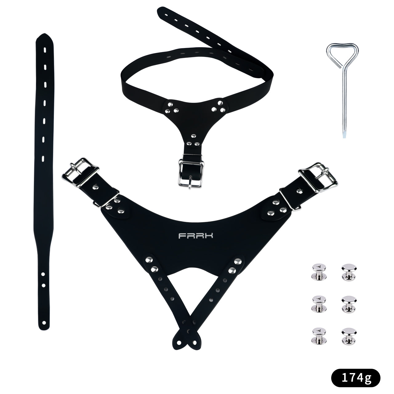 Adjustable Leather Chastity Support Strap - Image 4