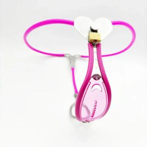 Heart-Front Transparent Chastity Belt