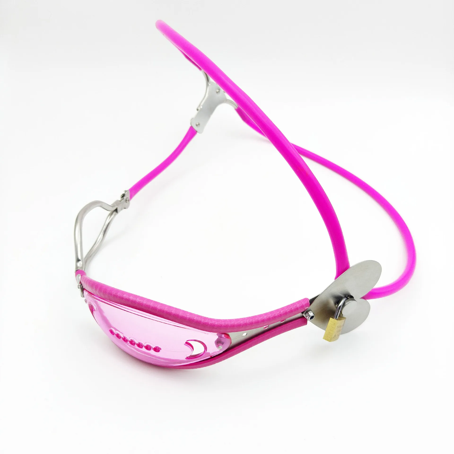 Heart-Front Transparent Chastity Belt - Image 3