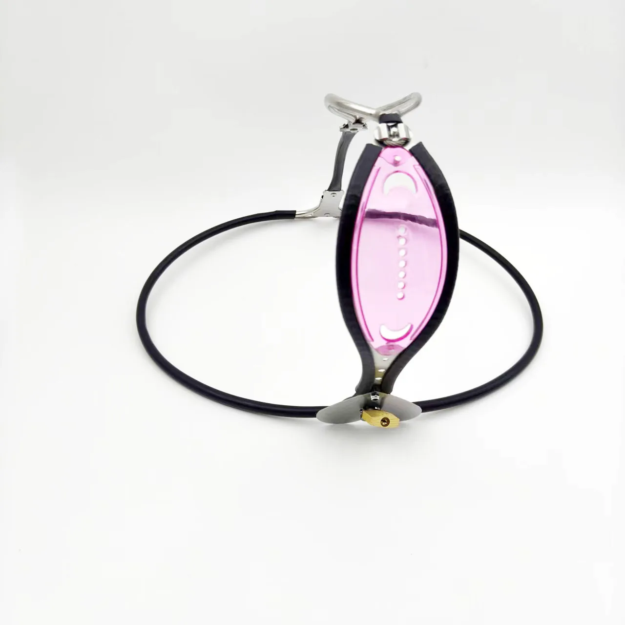 Heart-Front Transparent Chastity Belt - Image 7